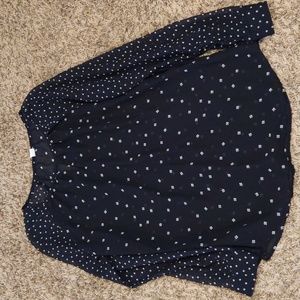 Old Navy sheer blouse